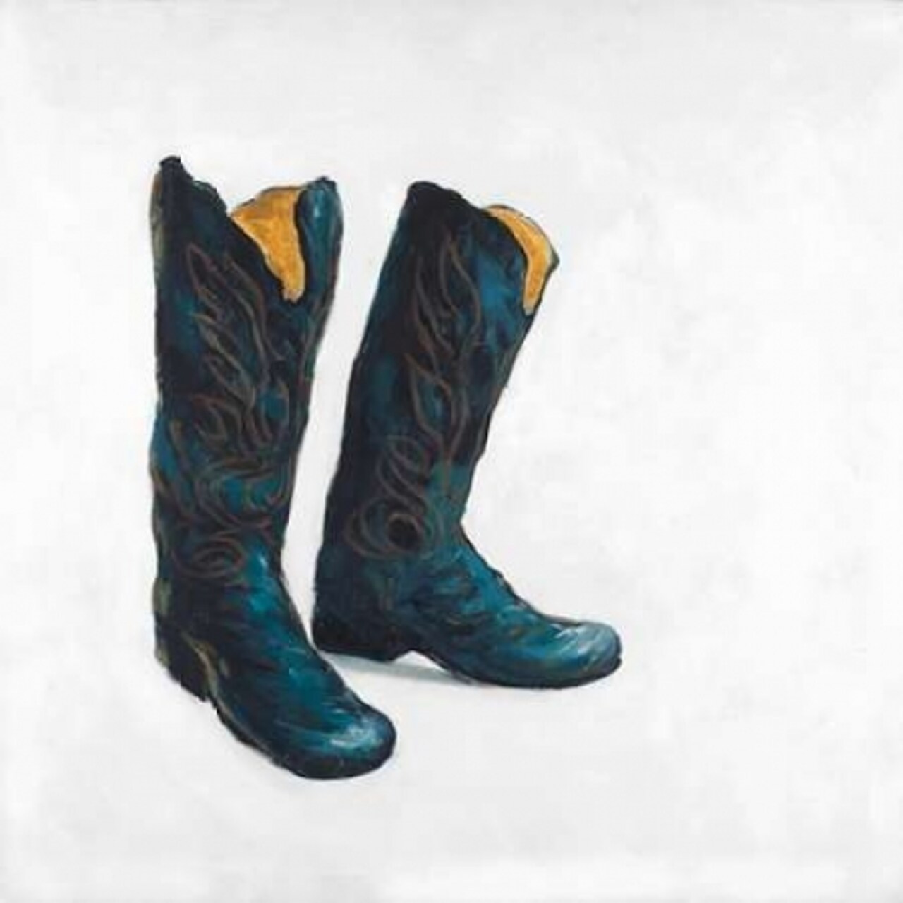 Cowboy Boots in Leather Poster Print by Atelier B Art Studio - Item # VARPDXBEGFAS08